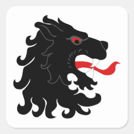 Carré Sticker de l'insigne SCA An Tir Populace