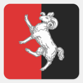 Carré Sticker de l'insigne SCA Gleann Abhann Populace