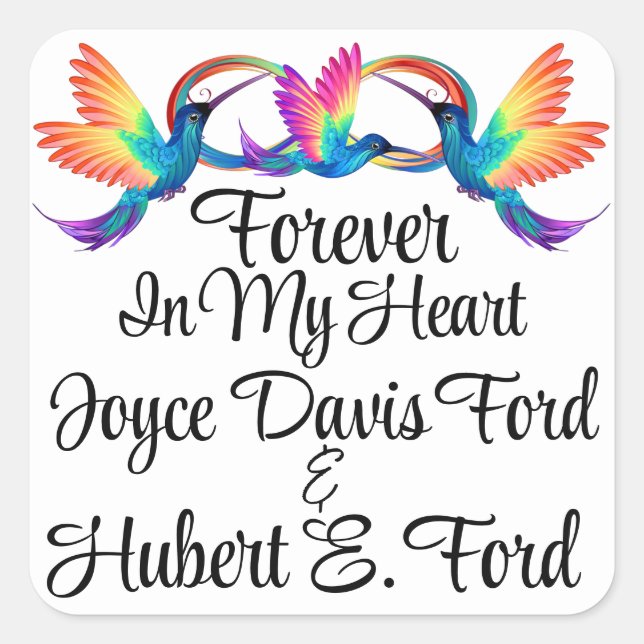 Carré Sticker de Memoriam (Devant)