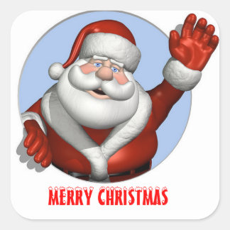 CARRÉ STICKER DE NOËL