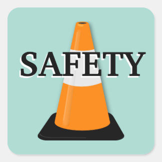 Carré Sticker de sécurité