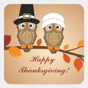 Carré Sticker de Thanksgiving