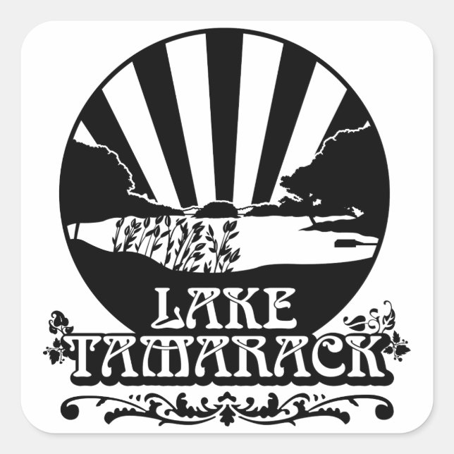 Carré Sticker : Design LT classique (Devant)