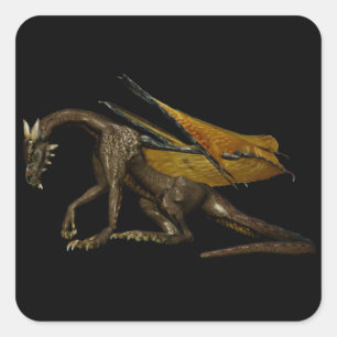 Carré Sticker Dragon