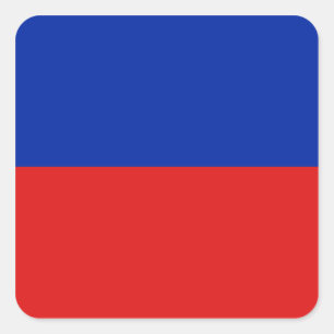 Carré Sticker Drapeau Haïti
