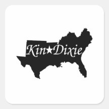 Sticker du logo Kin Dixie