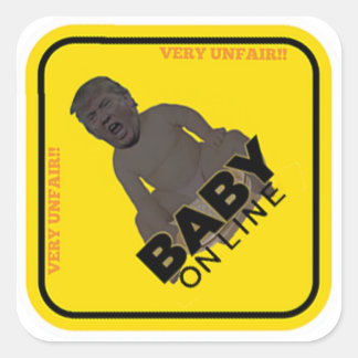 Carré Sticker en ligne Trump-Baby