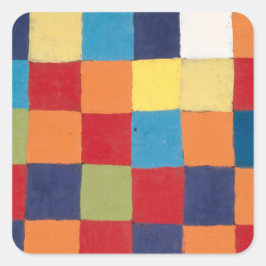 CARRÉ STICKER ENVELOPE SEAL : PAUL KLEE : GRAPHIQUE DE C