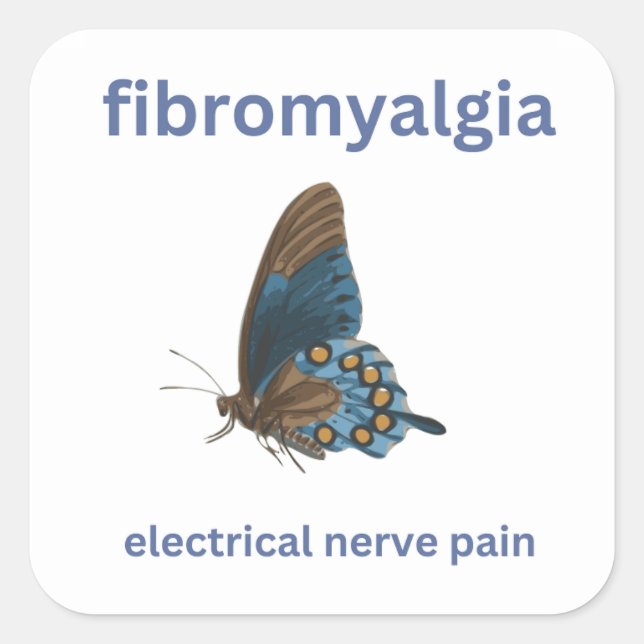 Carré Sticker Fibromyalgie (Devant)