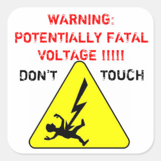 Carré Sticker Flash Protection