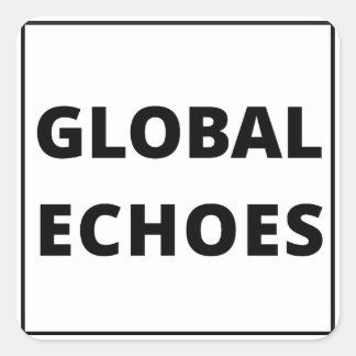 Carré Sticker Global Echos