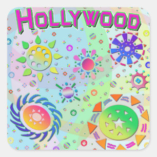Carré Sticker Hollywood Seven Suns & Energy