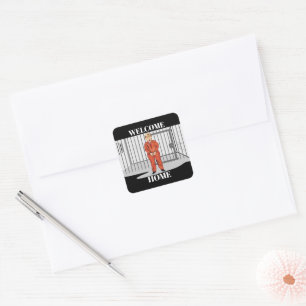 Carré Sticker Home Welcome