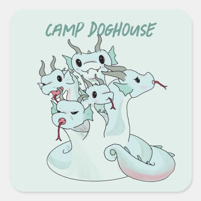 Carré Sticker Hydra (Devant)