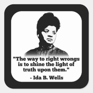 Carré Sticker Ida B. Wells