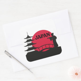 Carré Sticker japonais
