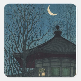 CARRÉ STICKER JAPONAIS MOON