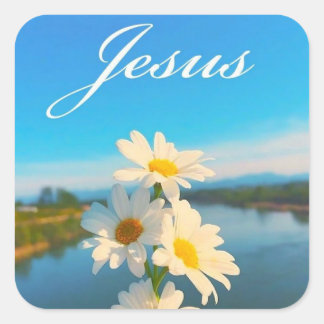 Carré sticker Jésus