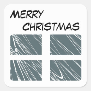 Carré Sticker Joyeux Noël