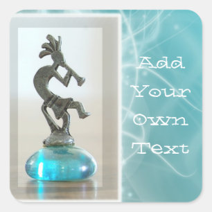 Carré Sticker Kokopelli