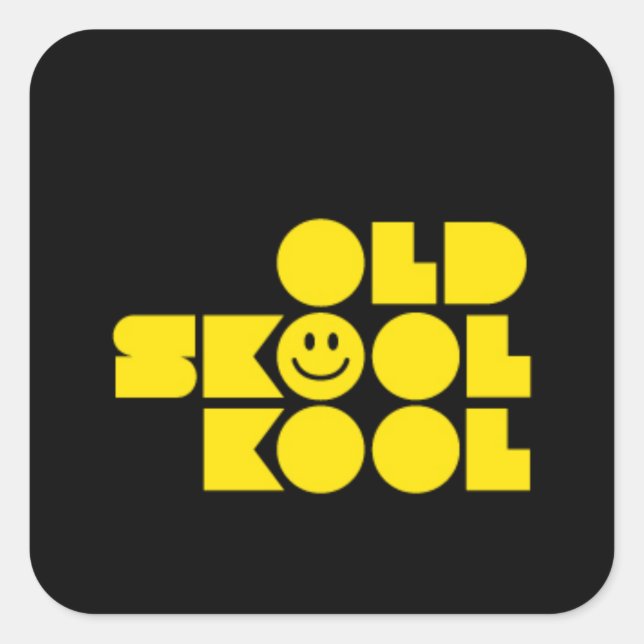 Carré Sticker Logo Old Skool Kool Grand Pack (Devant)