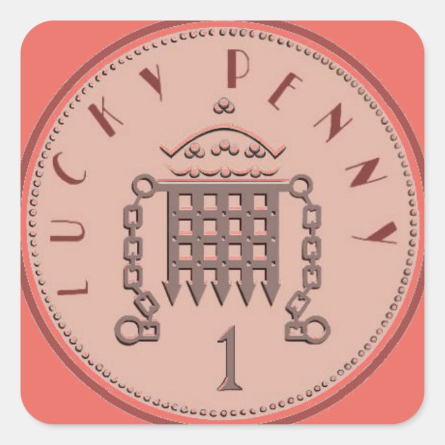 Carré Sticker Lucky Penny (Devant)