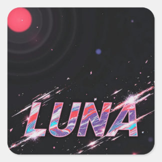 CARRÉ STICKER LUNA
