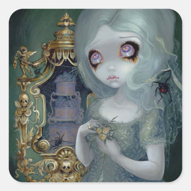 Carré Sticker "Miss Havisham" (Devant)