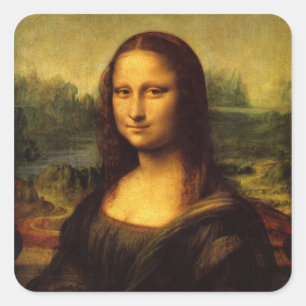 Carré Sticker Mona Lisa