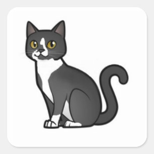 Carré Sticker Mozzie Cat