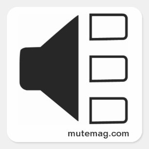 Carré Sticker Mute