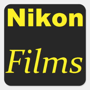 Carré Sticker Nikon Films