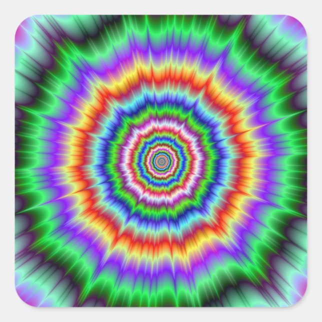 Carré Sticker Oeil Boggling Explosion (Devant)