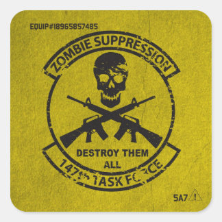 Carré Sticker officiel 147th Zombie TF Equipment ID