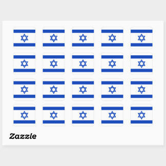 Carré Sticker Pack Drapeau d'Israël