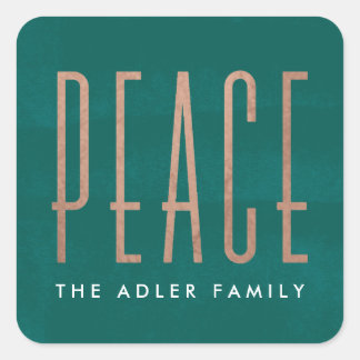 Carré Sticker Peace Holiday