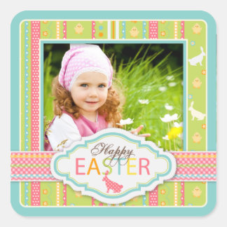 Carré Sticker photo Bunny Hop S