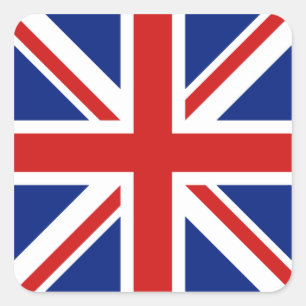 Carré Sticker pour drapeau britannique