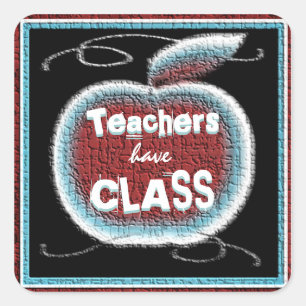 Carré Sticker pour enseignants
