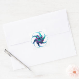 Carré Sticker pour Imaginaire fractal