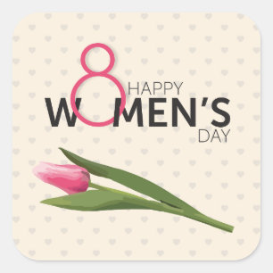 Carré Sticker pour la Journée des Femmes