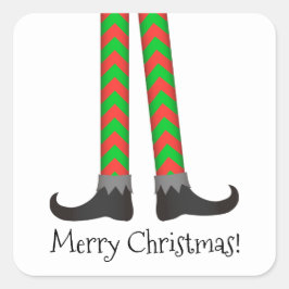 Carré Sticker pour les jambes d'elfe de Noël - Costume C