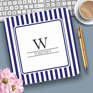 Carré Sticker pour ordinateur portable Monogram tendance