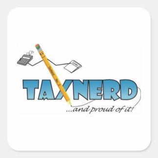 Carré Sticker pour Swag TaxNerd - pour n'importe quoi