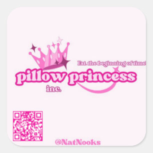 Carré Sticker Princess coussin   Lesbian High Femme