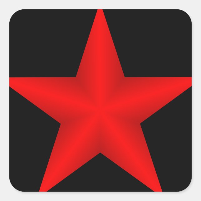 Carré Sticker Red Star (Devant)