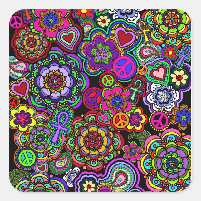 Carré Sticker Retromania 2 (Devant)