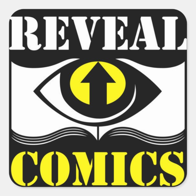 Carré Sticker Reveal Comics Co. (Devant)