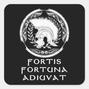 Carré Sticker rond classique Centurion romain