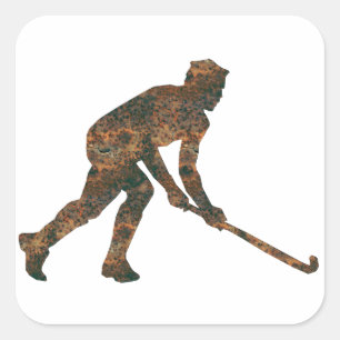 Carré Sticker Rost Unihockey